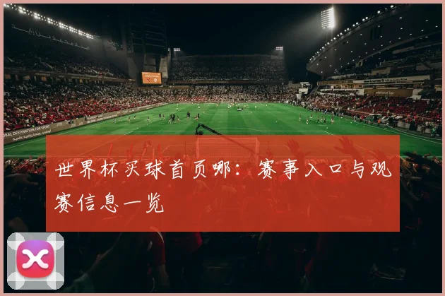 世界杯买球首页哪：赛事入口与观赛信息一览