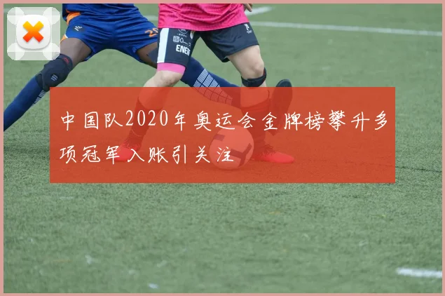 中国队2020年奥运会金牌榜攀升多项冠军入账引关注